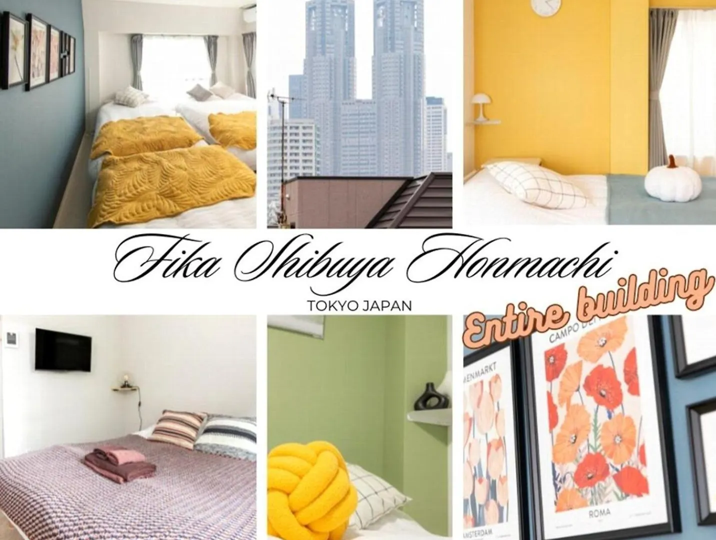 Fika Shibuya Honmachi Entire Building Apartment Tokyo